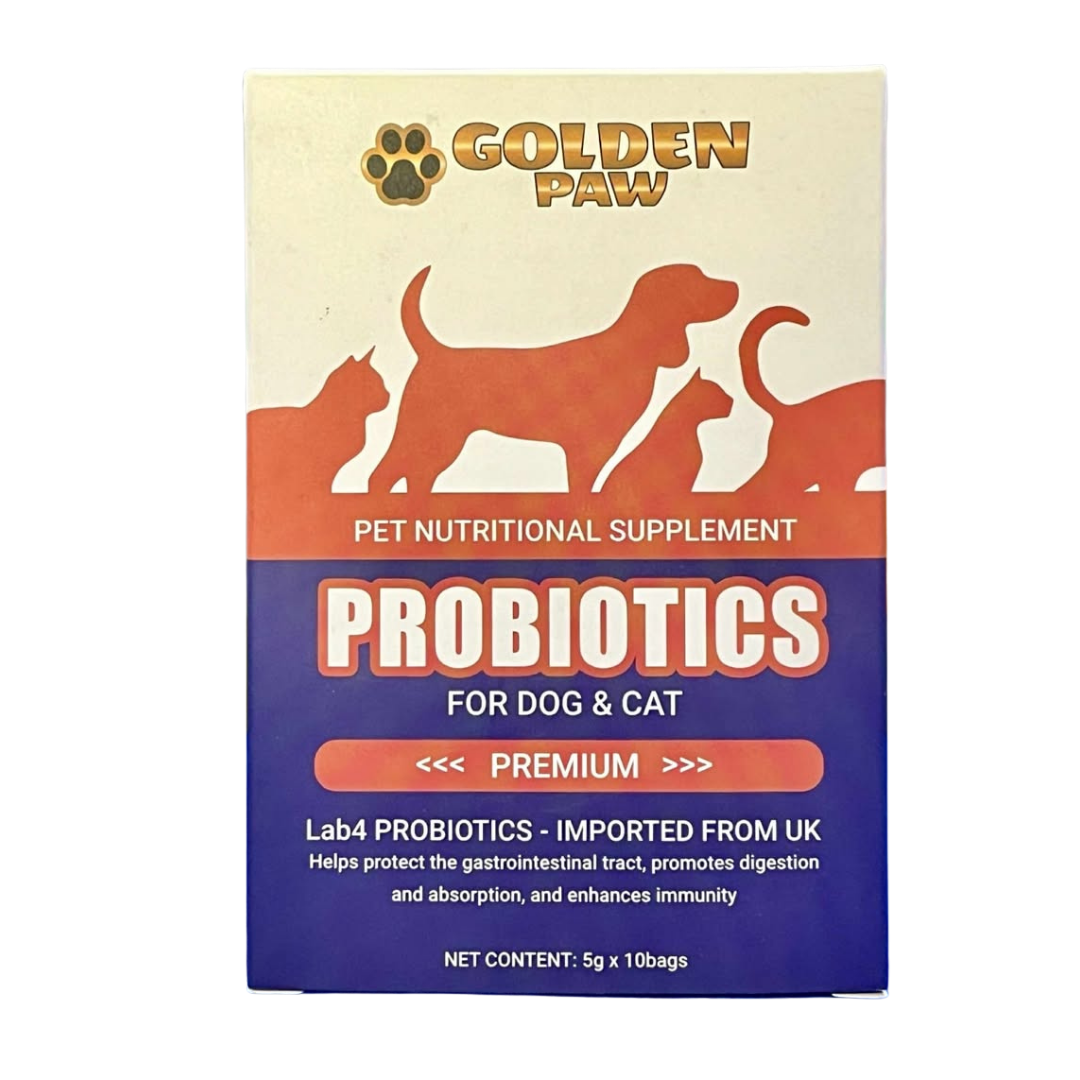 Golden Paw Probiotics For Dog & Cat 5g x 10sachet