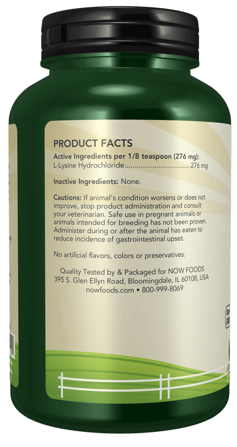 Now Pets L-Lysine Powder