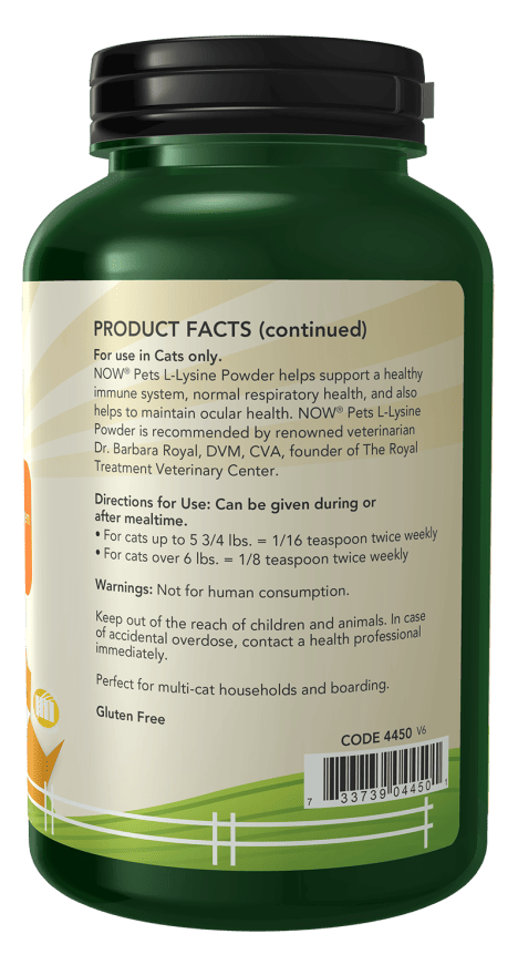 Now Pets L-Lysine Powder