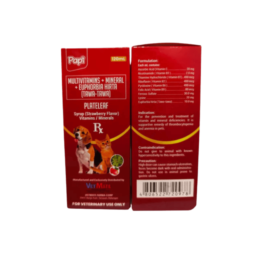 Papi Plateleaf Vetmate (Exp: May 2026)