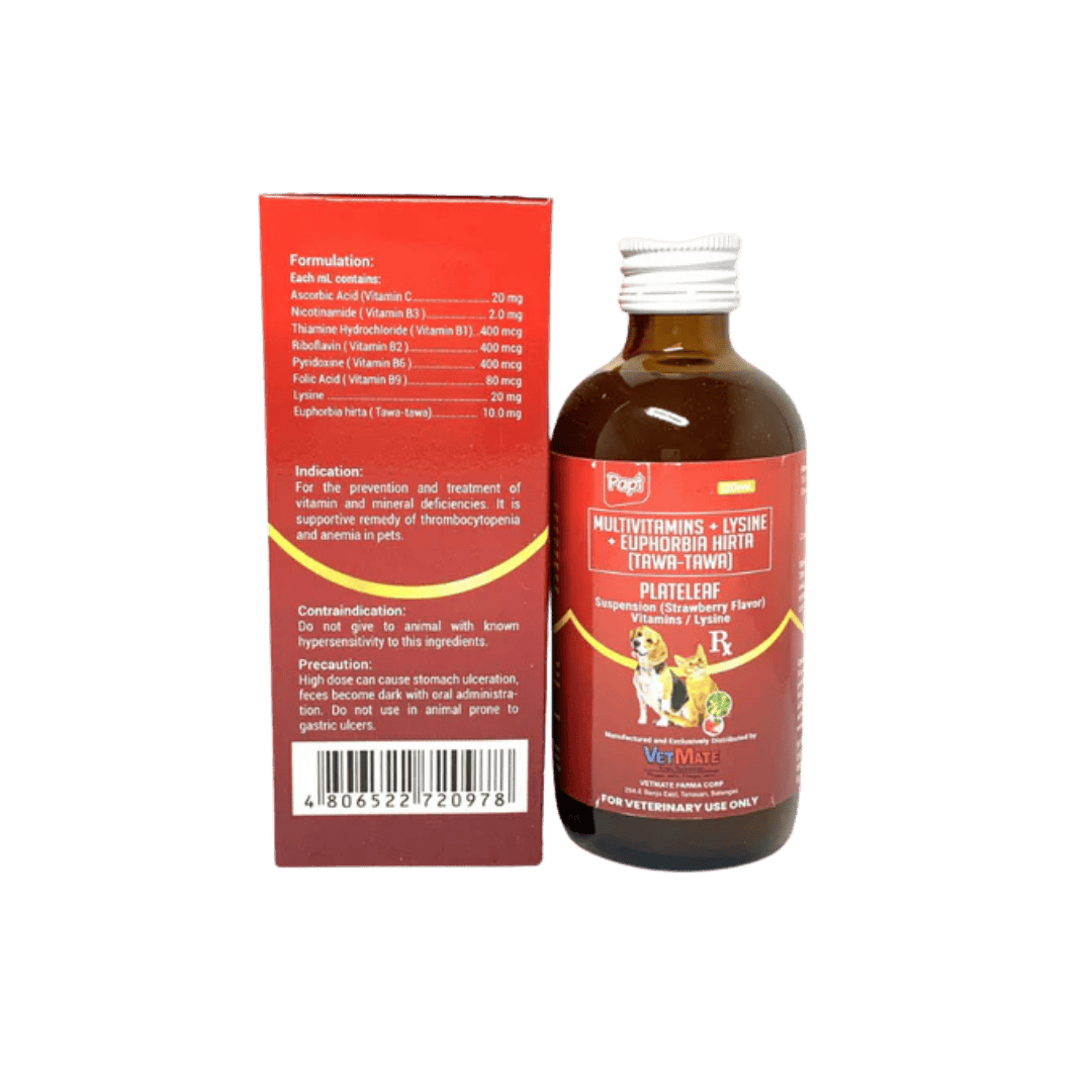 Papi Plateleaf Vetmate (Exp: May 2026)